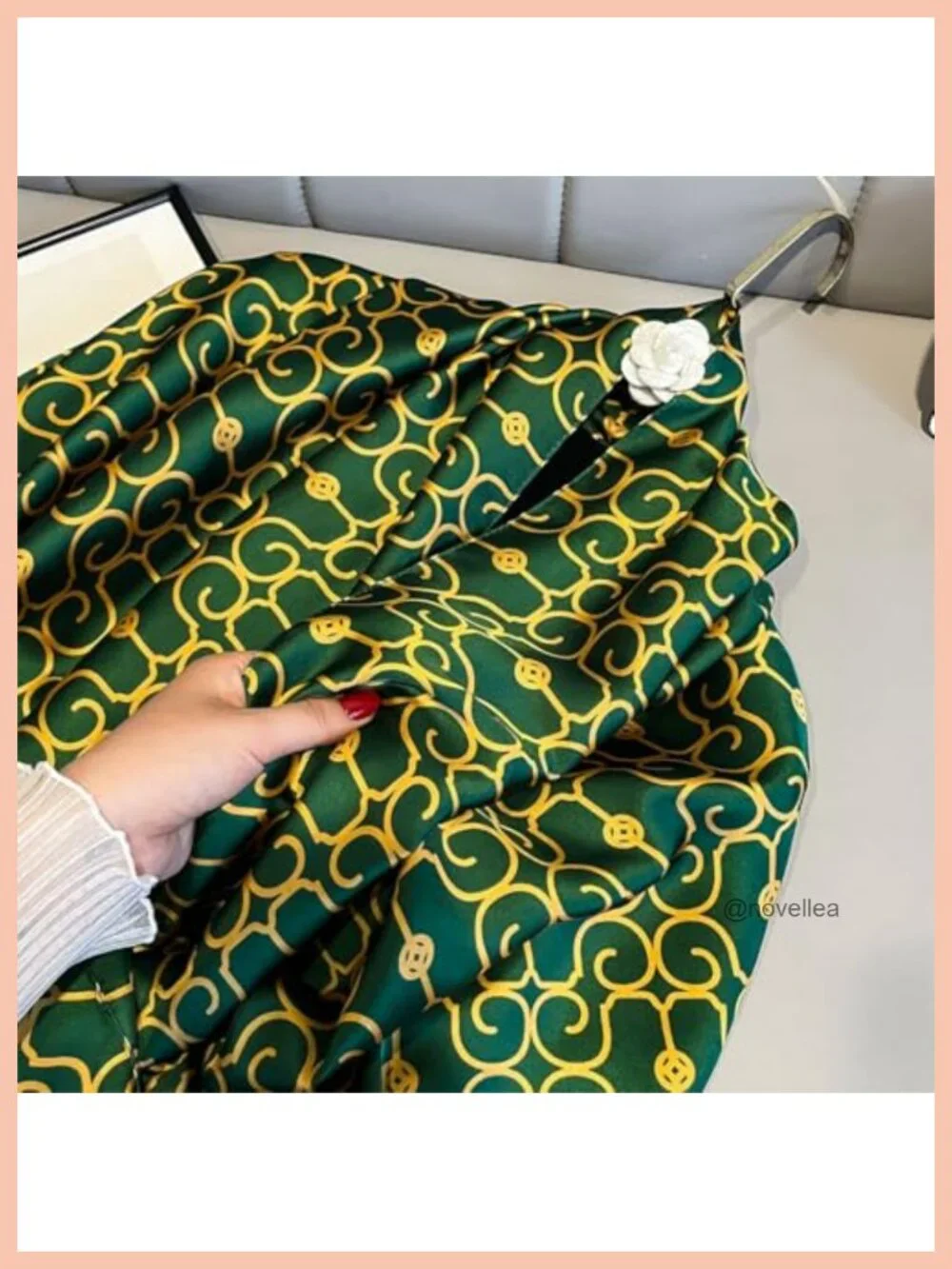 Luxury Silk Scarf Fashion Shawl Wrap Lightweight Square Scarf Satin Scarf